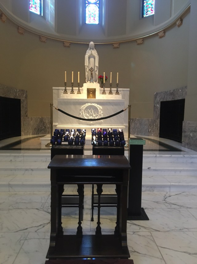 virgin mary altar